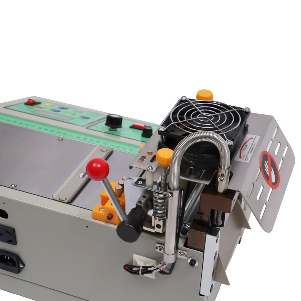 Automatic Webbing Cutting Machine Hot & Cold Tape Cutter for Elastic Band 280W