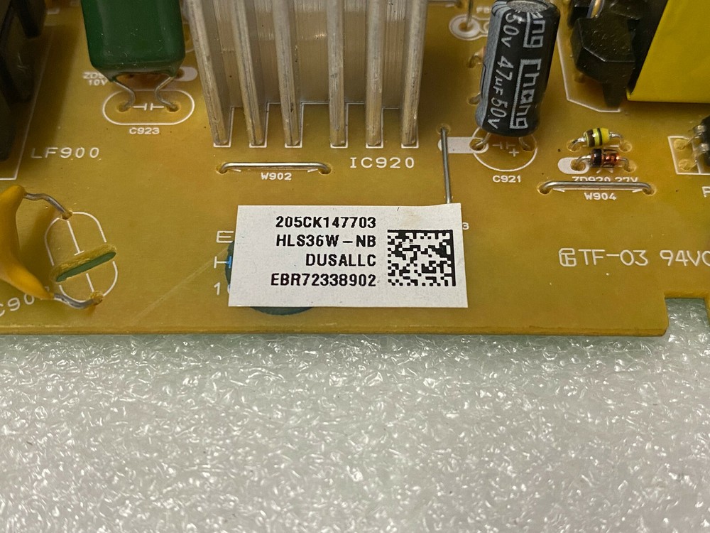 GENUINE OEM LG PCB Assembly EBR72338902