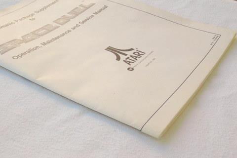 Vtg ATARI Space Duel Operation Maintenance Manual Schematic Package Supplement