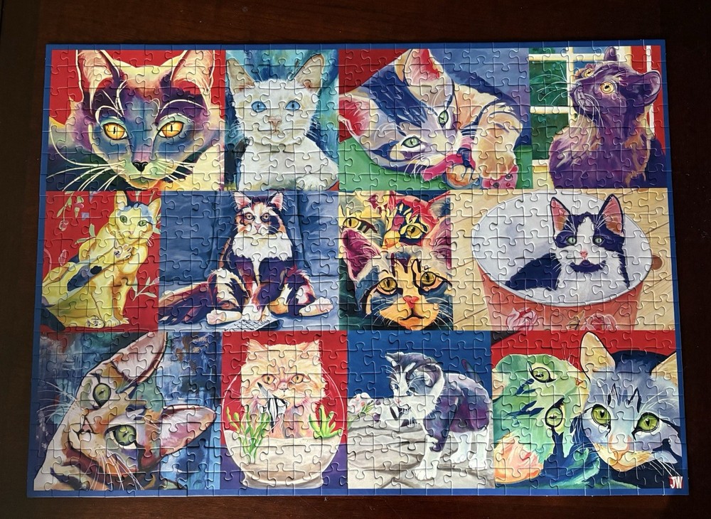 Ravensburger Hello Kitty Kat 500 Piece Puzzle Large Piece Format - Complete