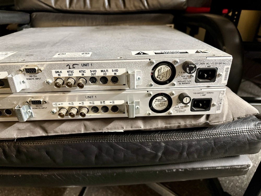 Leitch DPS-235 TRANSCODING TBC/SYNCHRONIZER-DUAL CHANNEL. Used - Working