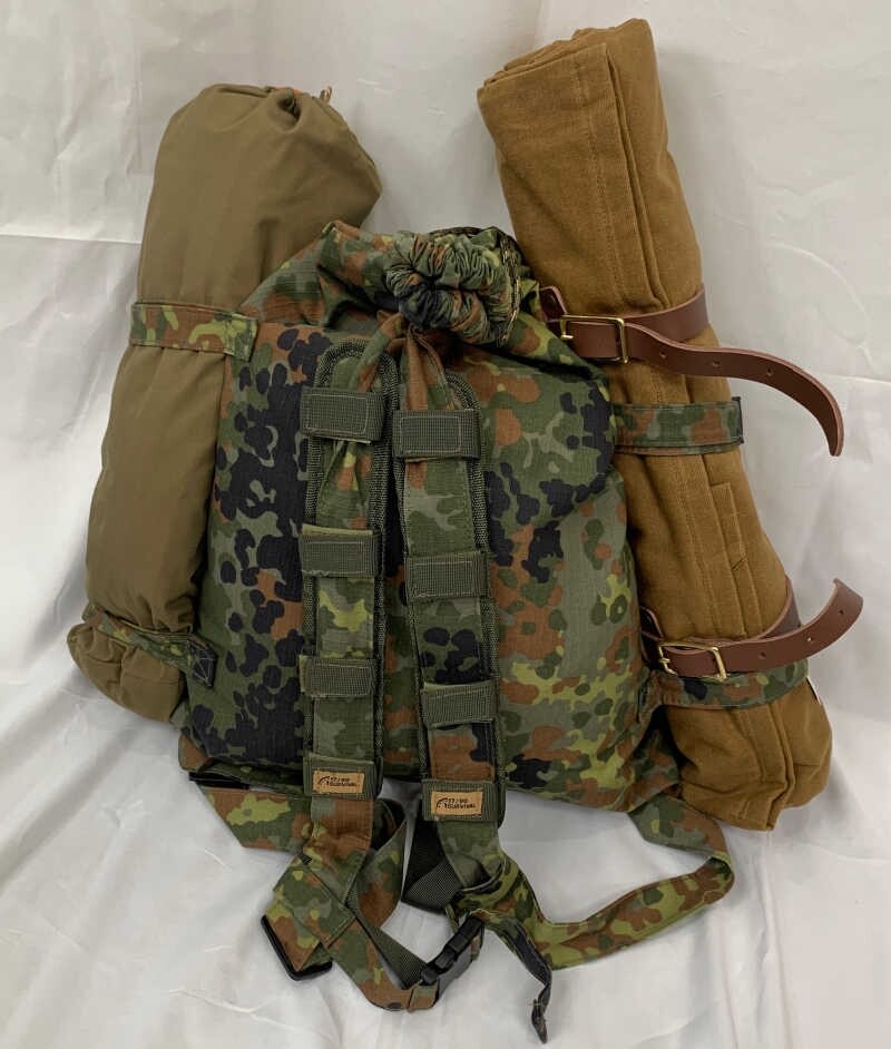 Modernized Soviet Bag/Veshmeshok/Backpack/Haversack/Ripstop/Waterproof/Flecktarn