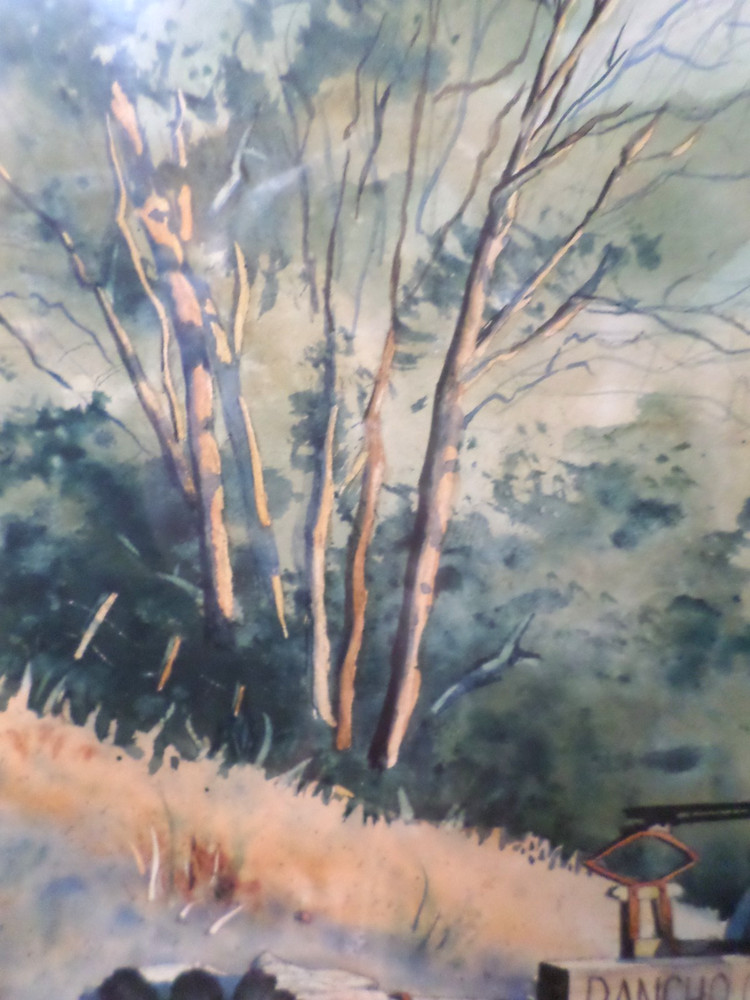 Original Watercolor By Taylor H Blakely Signed