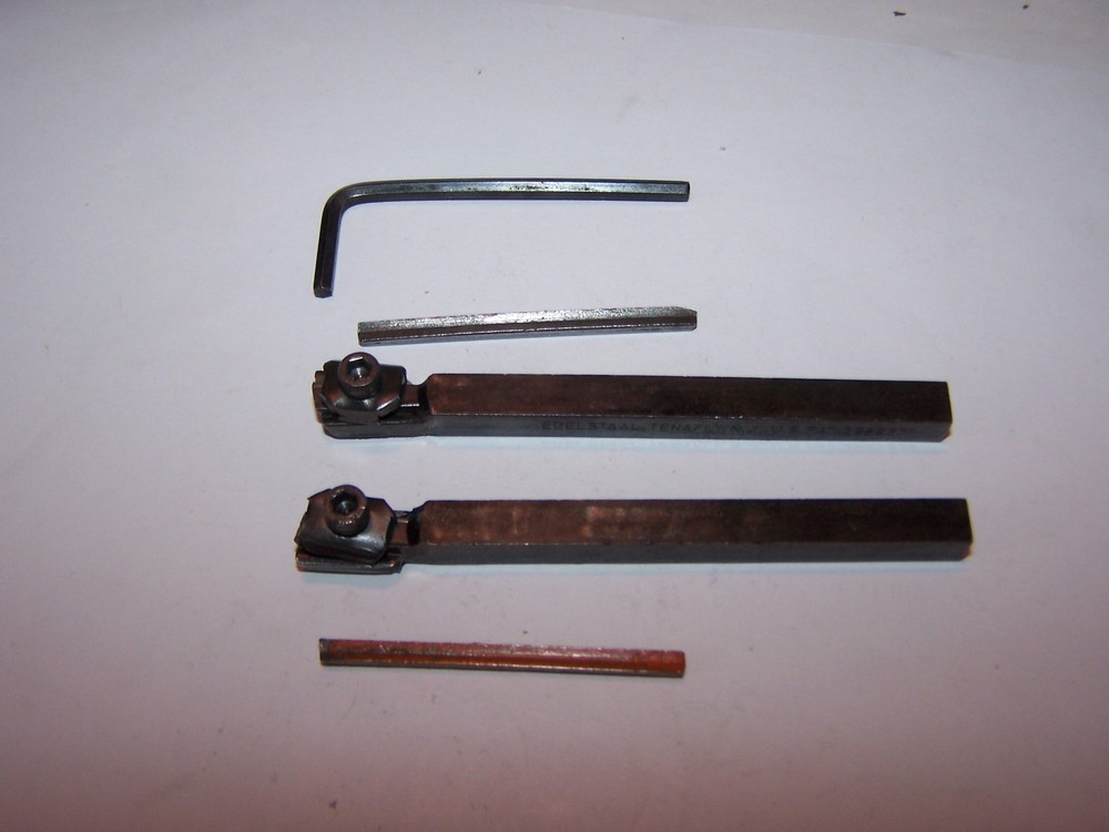 Edelstaal Unimat Lathe Insert Tool Holder, 2700, 1/4", left & right tools, #143