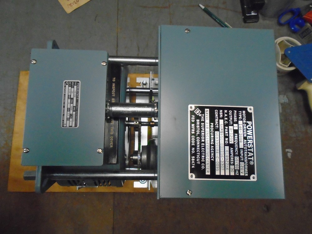 Superior Electric Powerstat 146-1008 Motor Driven Variable Transformer Custom