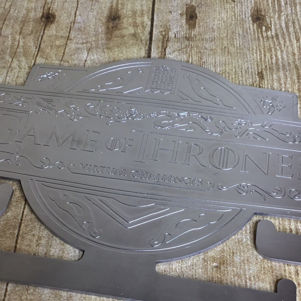 Game of Thrones Virtual Challenges Medal Hanger