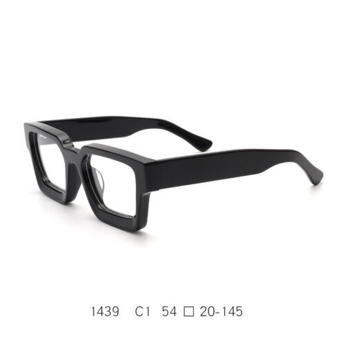 Deluxe Thick Acetate Retro Full Rim Eyeglass Frames Square Spectacles Glassses