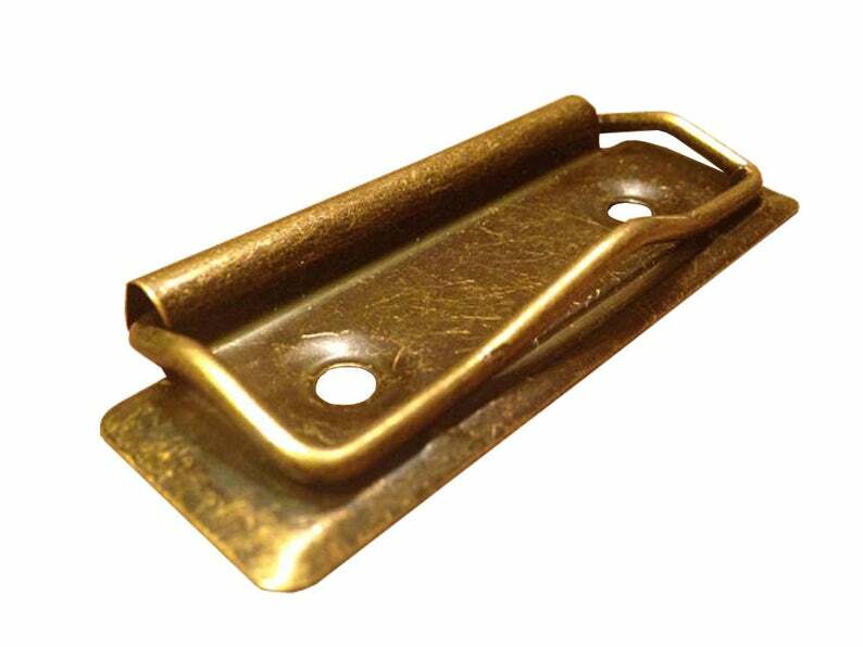 Antique Brass Clipboard Clip