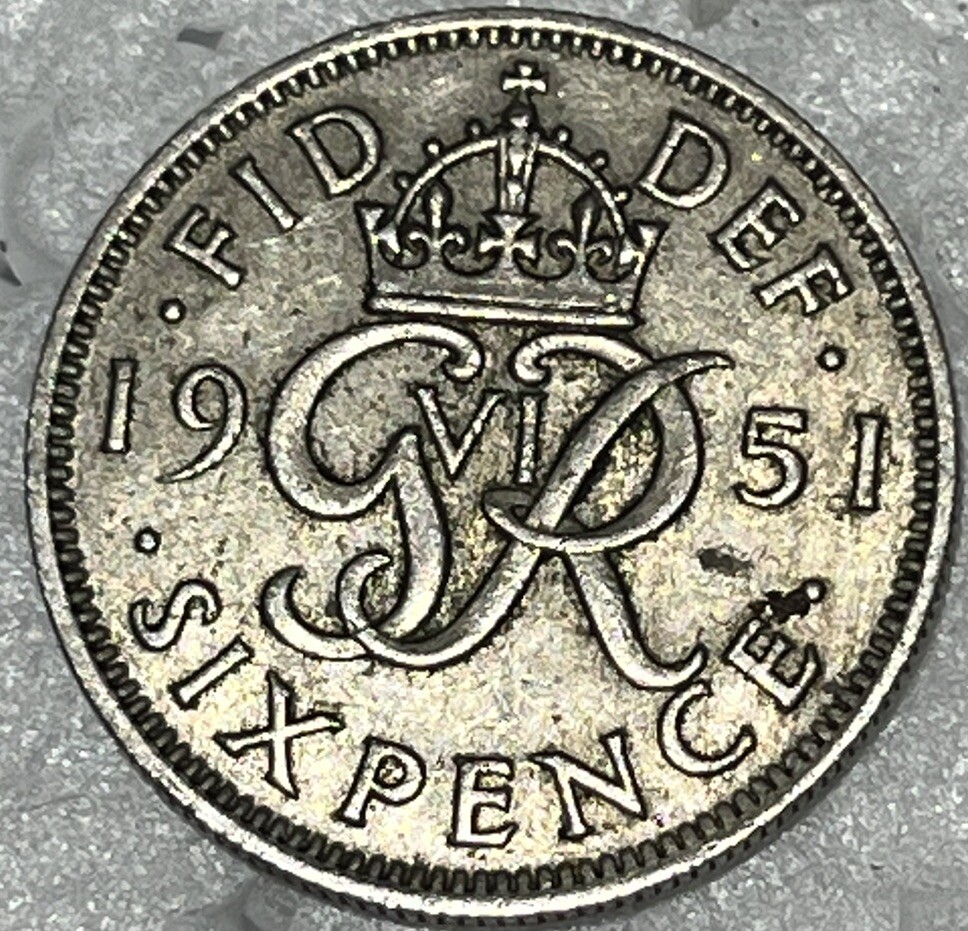 1951 Great Britain 6 Pence