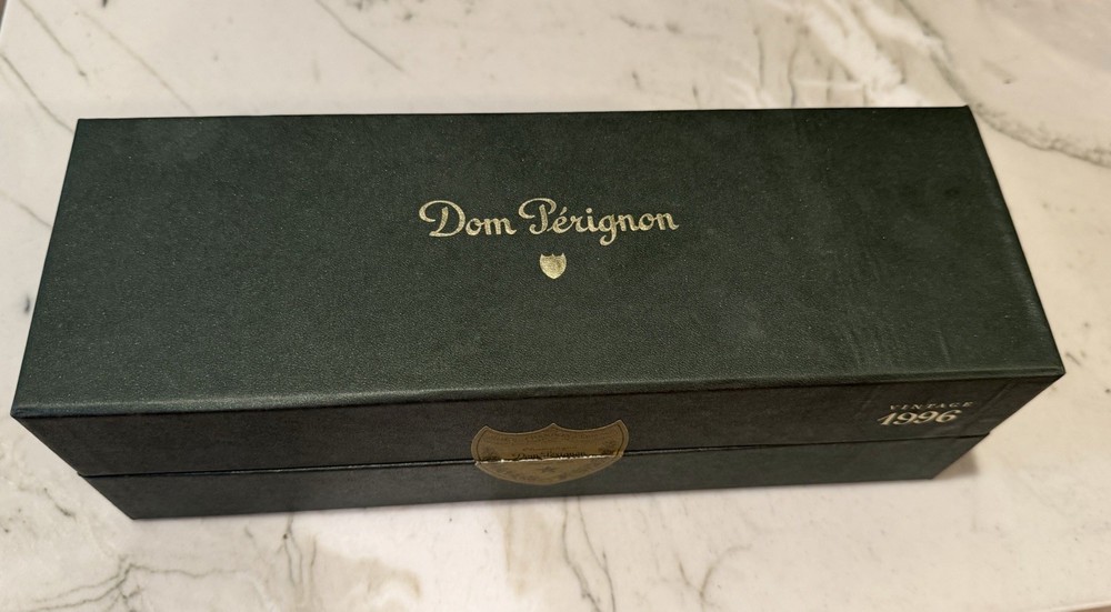 1996 Dom Perignon Bottle with Authentic Box and Label Very Rare