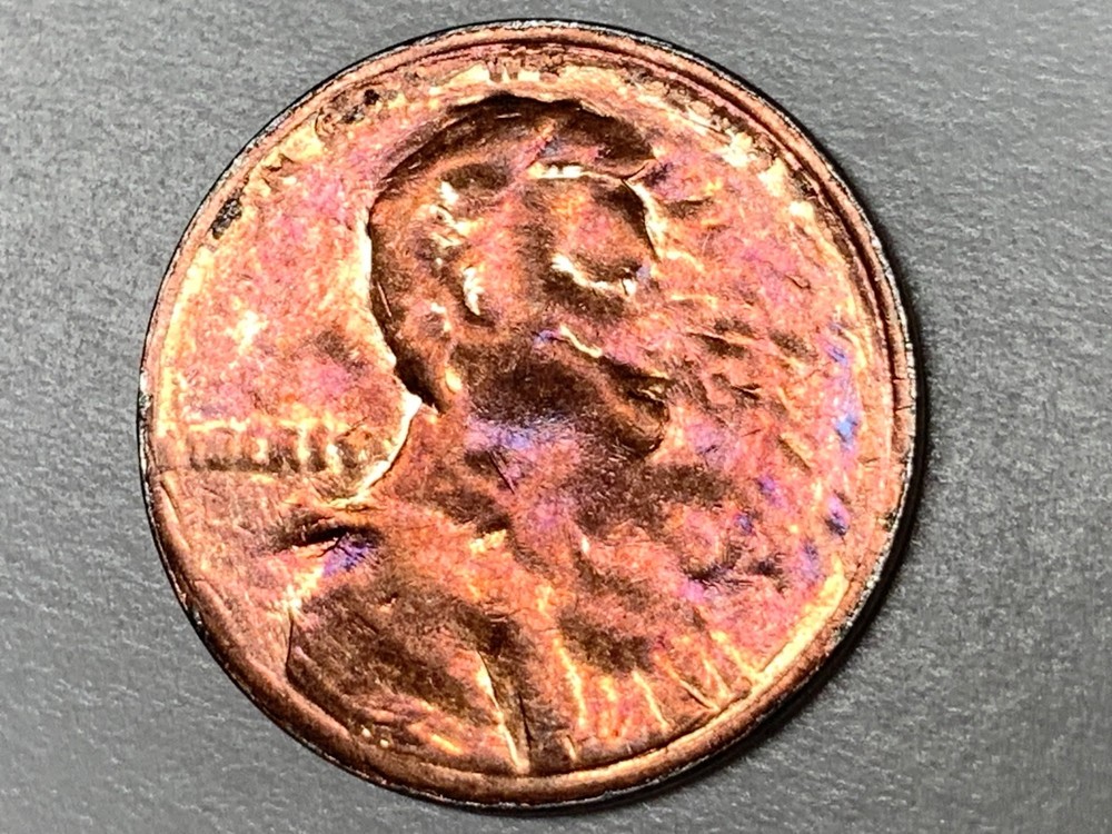 Lincoln Shield Cent.  Capped die Error.