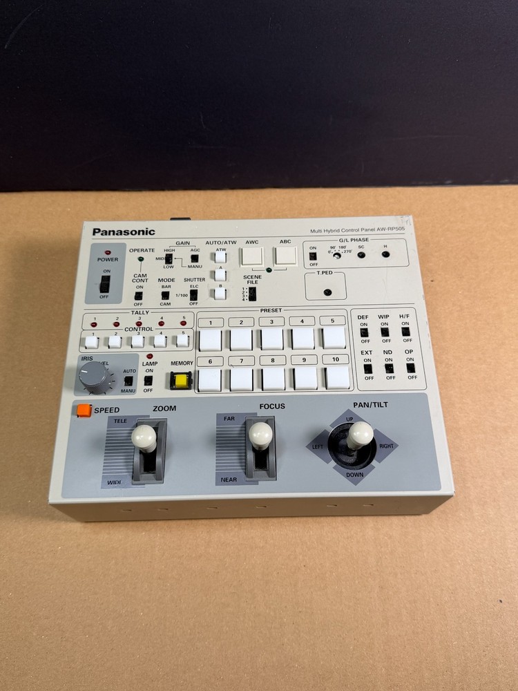 Panasonic AW-RP505P PTZ Camera Control Panel Tested Ships Fast!!!
