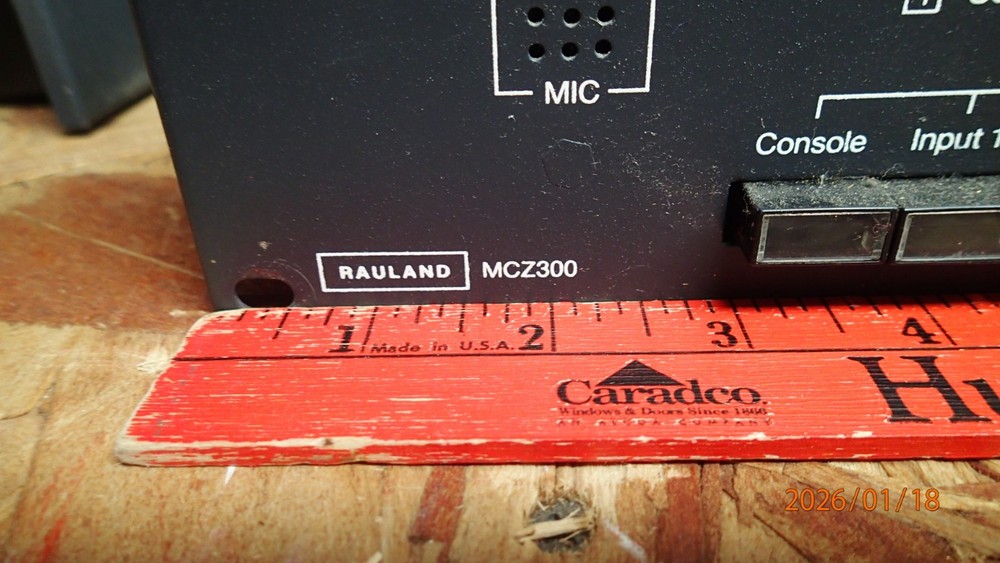 Rauland MCZ300 Intercom and Program Control Unit Pre Owned