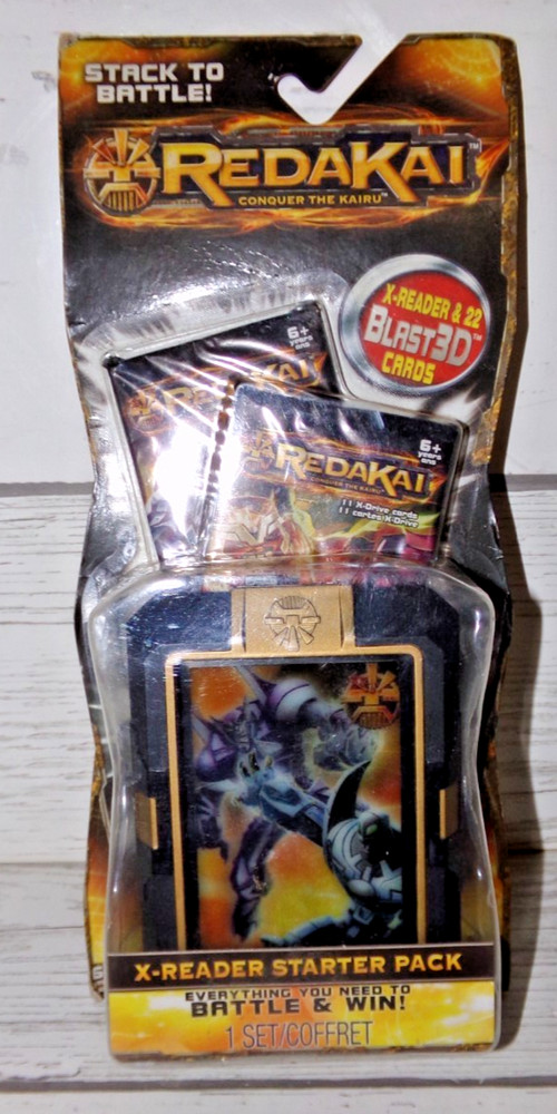 Redakai X-Reader Starter Pack ORIGINAL Series w/22 Blast3D Cards NEW Spin Master