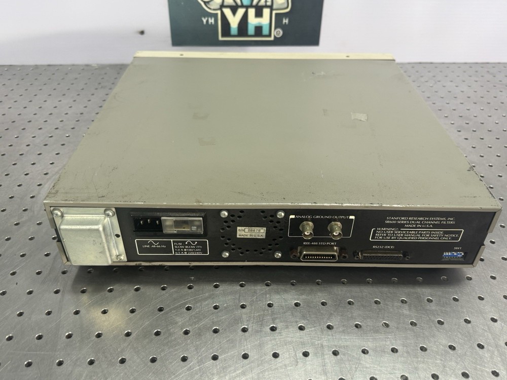 SRS SR650 Dual Channel Filter Powers On Tested AS-IS Read Desc