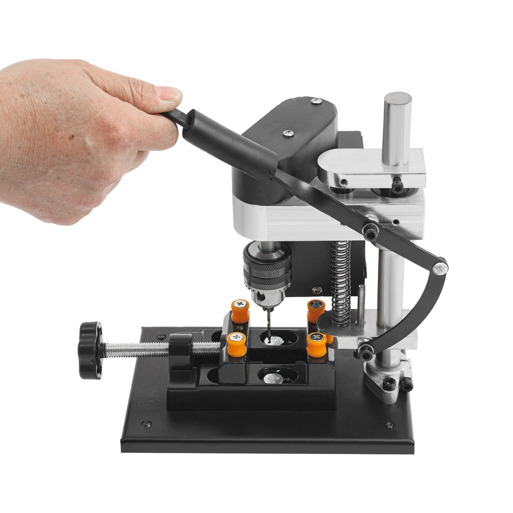 Power Bench Drill Mini Drill Press Adjustable Speed Electric Drilling Machine US