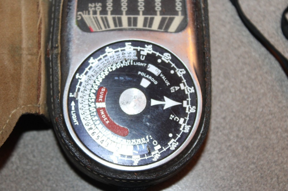 Weston Master III Exposure Light Meter Model 737 With Leather Case Vintage