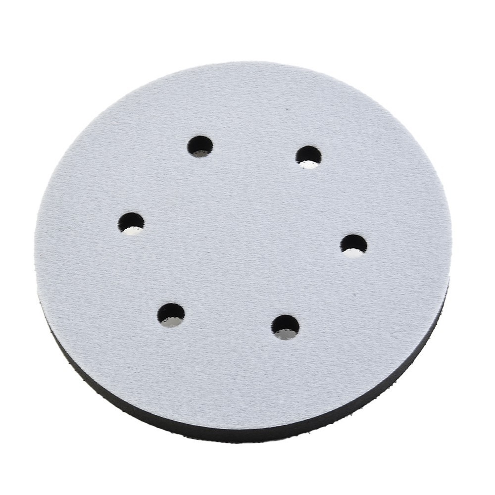 Interface Pad Soft Interface Pad 150mm 6 Hole Disc Pad Foam Disc Hook&Loop