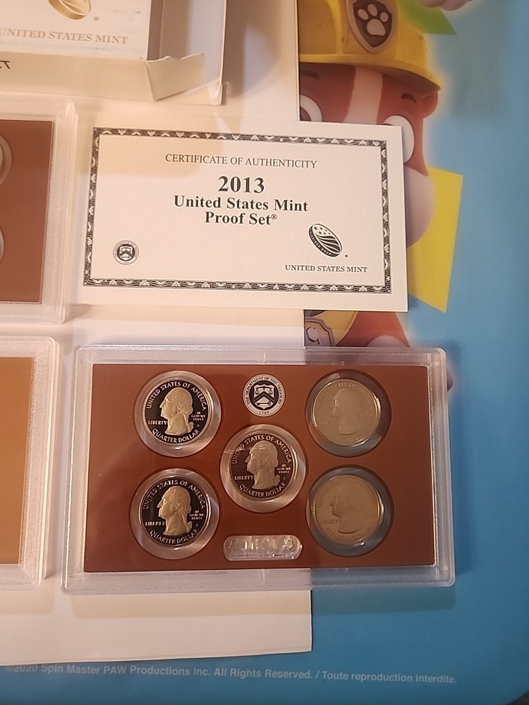 2013 US Mint 14 Piece Proof Set w/Box & COA