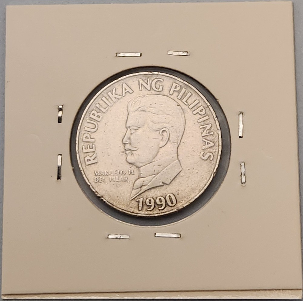 Philippines coin, 50 Sentimo, 1990