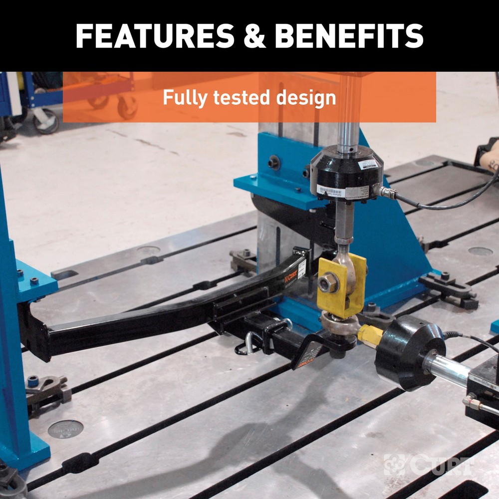 Curt Trailer Hitch Class 3 Rear Mounting 2" Receiver for 17-26 Pacifica Hybrid