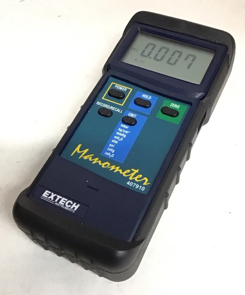 EXTECH 407910 Heavy Duty Differential Pressure Manometer