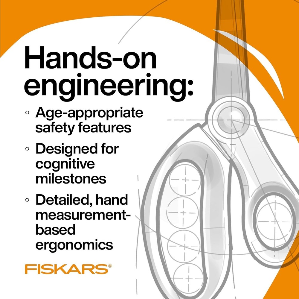 Fiskars 8" Left Hand Scissors