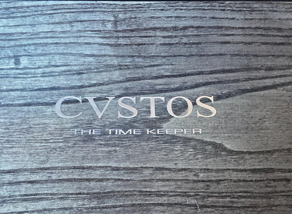 Original CVSTOS EMPTY Wooden WATCH BOX #S53