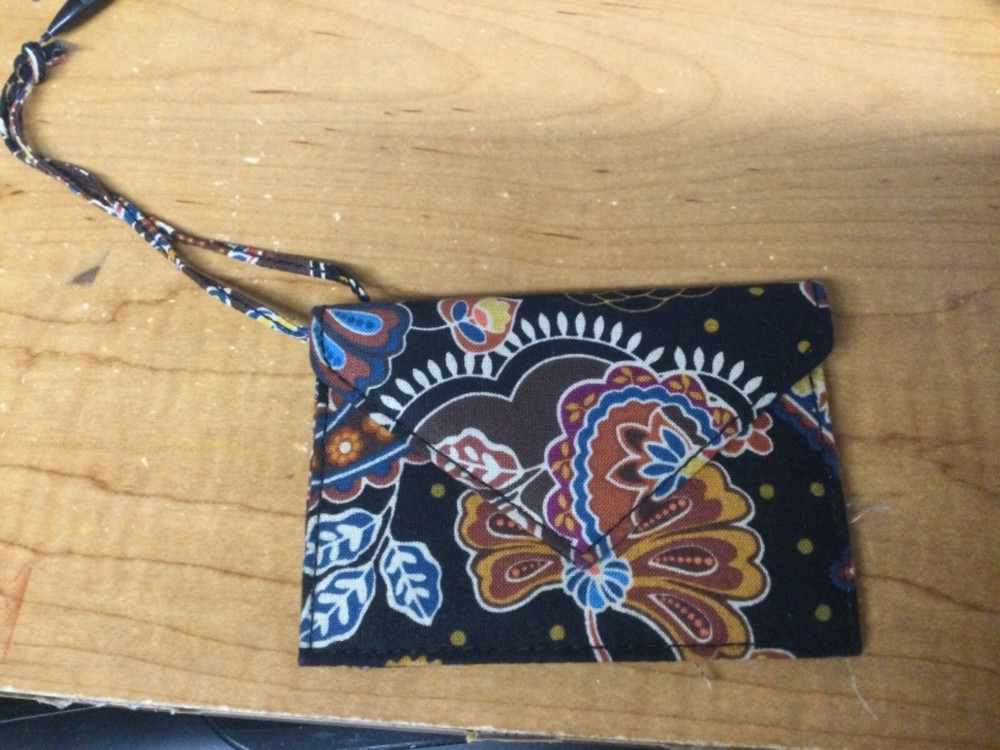 Vera Bradley Kensington Retired Pattern Envelope Flap  ID Case