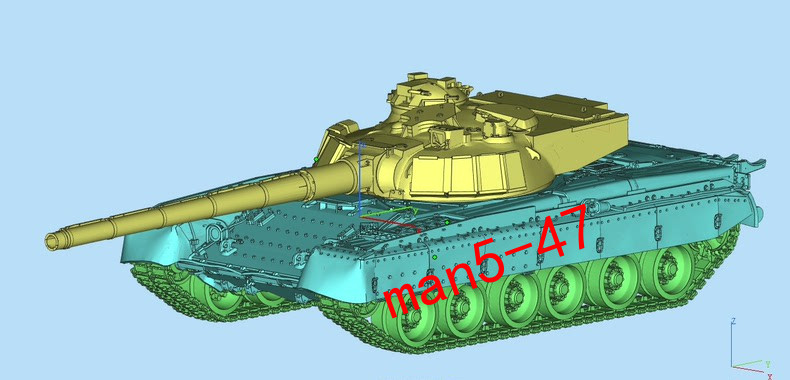 3D printing 1/72 Soviet Project 292 tank unpainted model kit-