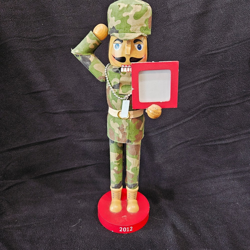 Army Nutcracker Military Saluting 2012 14”