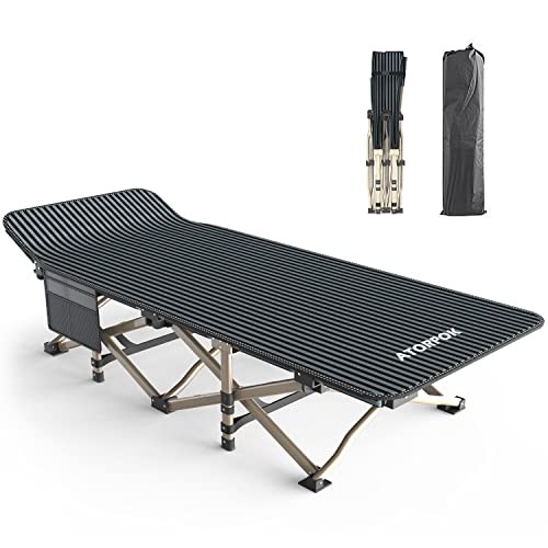 Camping Cot for Adults Comfortable, Tent Folding Cot for Sleeping, Large Size