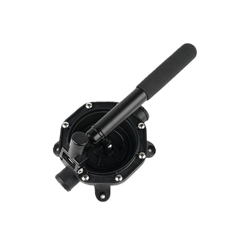 Marine Black Small-pressurized Diaphragm Type Manual Pump with Plastic Handle