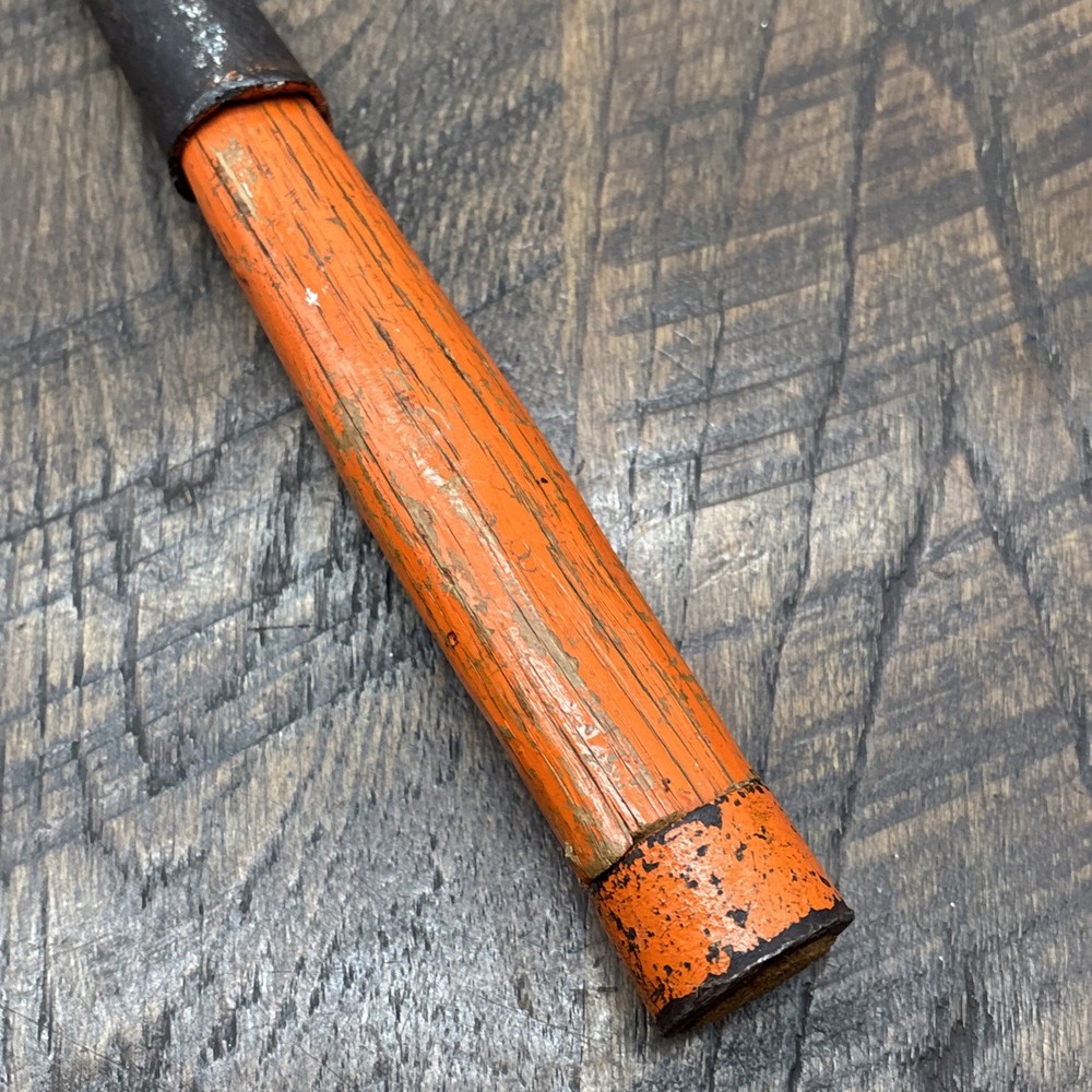 Vintage 15” Ashok Orange Handle Sheffield Chisel