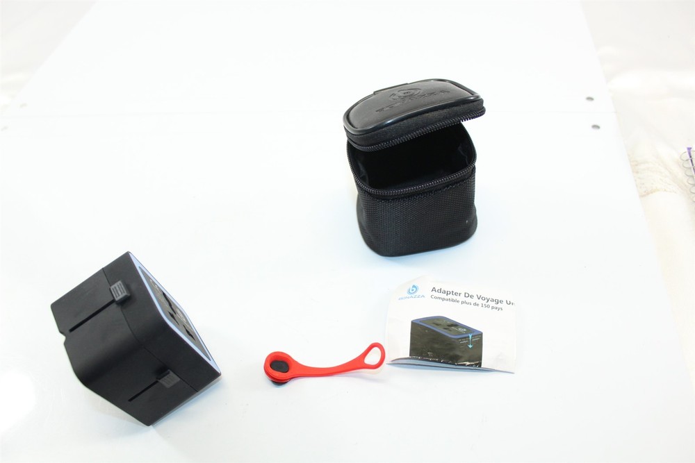 Power Adapter Travel Kit Multi Use With Soft Case & Instructions