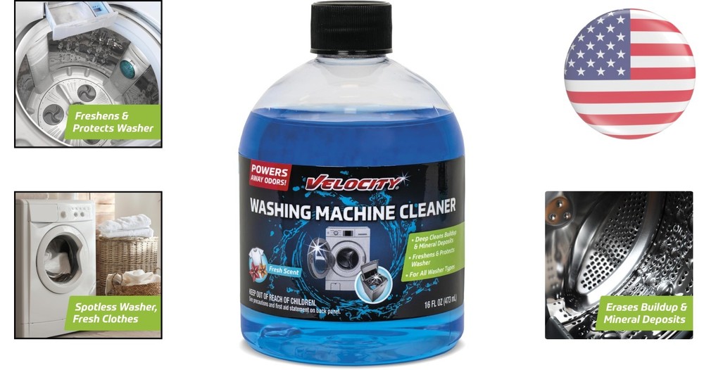 Deep Cleaning Washer Solution - Odor Eliminator for All Front & Top Load Washers