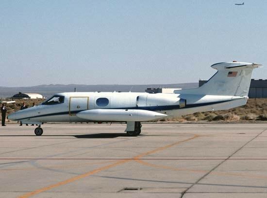 Learjet 24A Airplane Desk Wood Model Small New