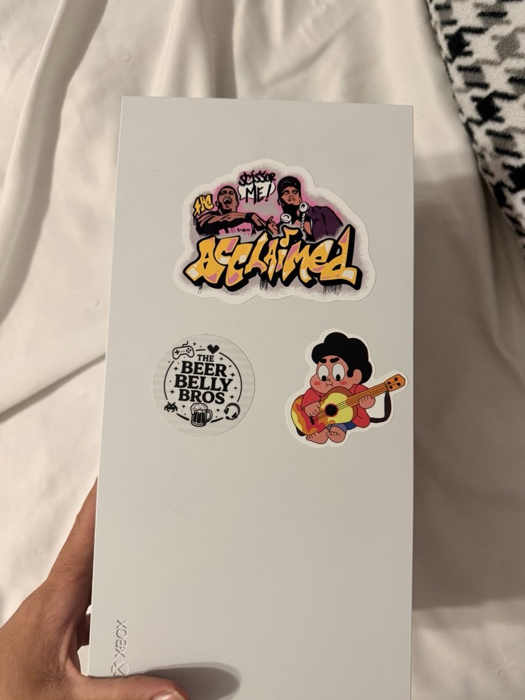 Microsoft Xbox Series X White Console with Controller, Stickers, HDMI, Wi-Fi