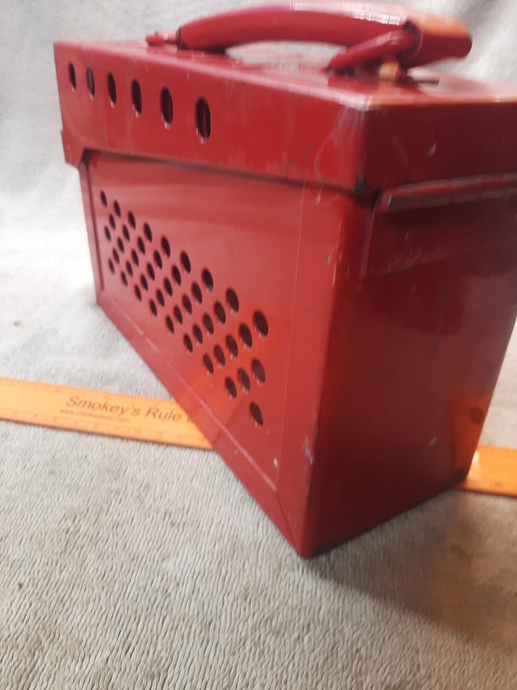 Brady Lock Group Lock Box Red