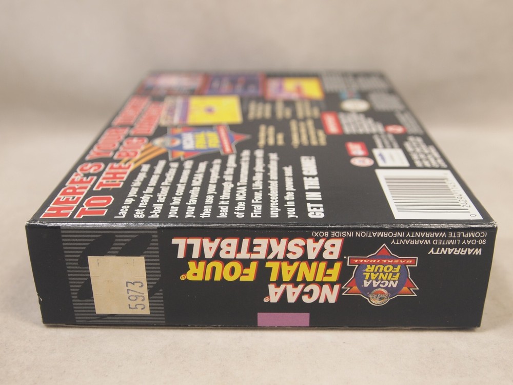 NCAA Final Four Basketball (Super Nintendo | SNES) Authentic BOX ONLY