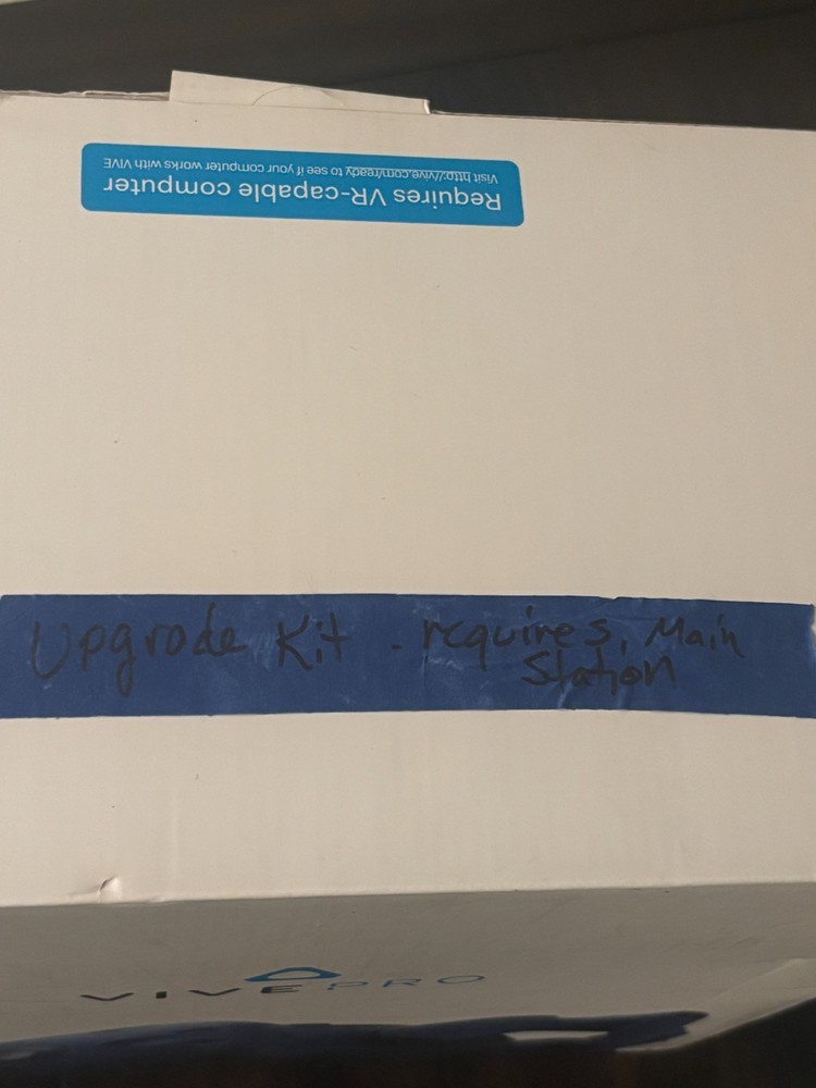 HTC Vive Pro VR Headset + Link Box + Cables