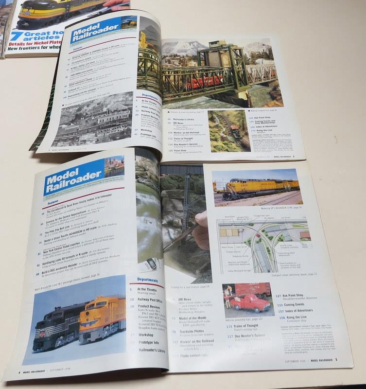 Model Railroader Magazine Complete Year 1998 - 12 Issues