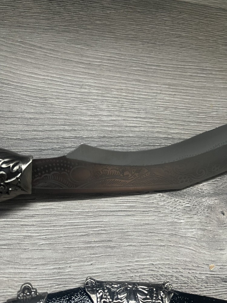 Ornamental Knife And Sheath