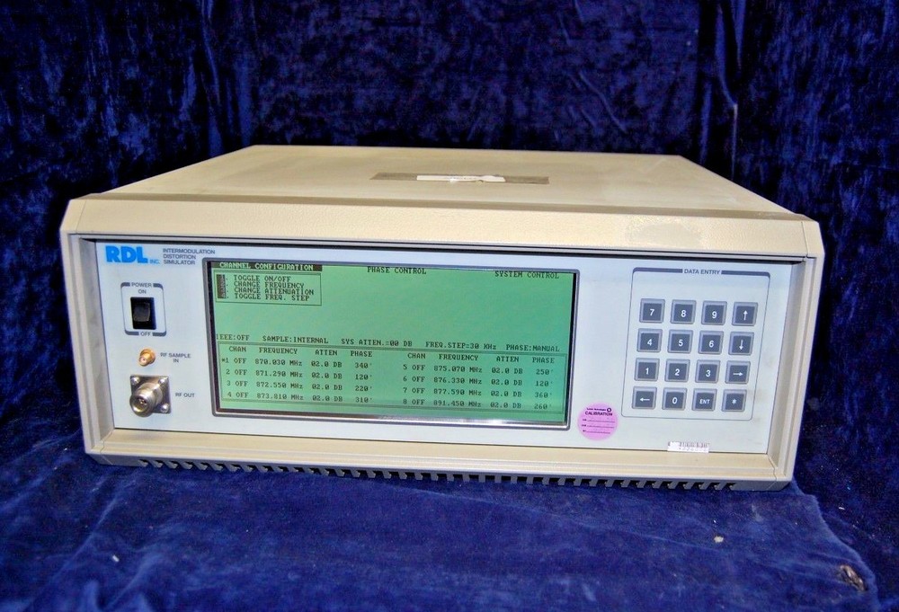 RDL Inc, IMD-801D-03A, Intermodulation Distortion Simulator (#1), Powers Up