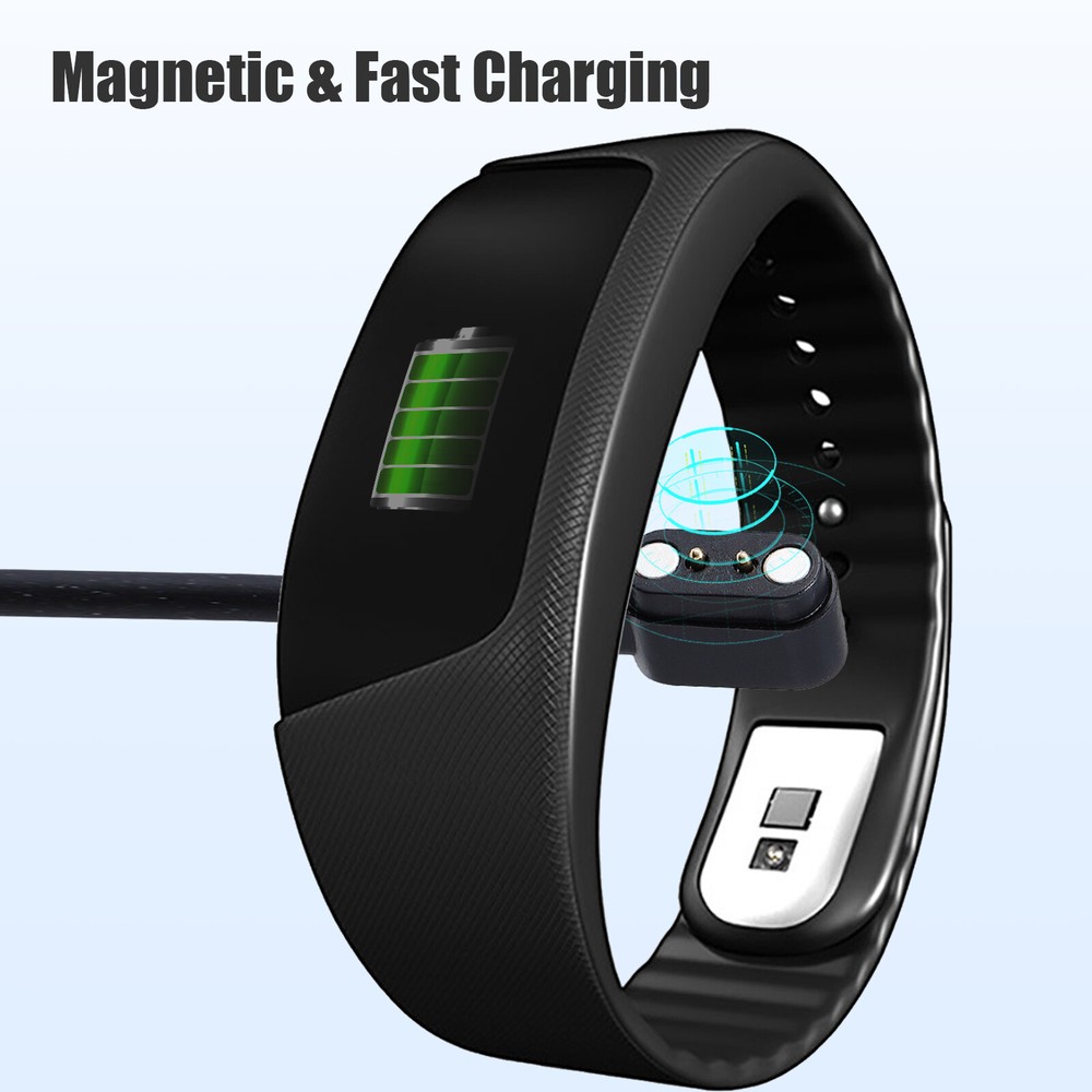 2Pcs 2-Pin USB Data Charging Cable Magnetic Fast Charger For Smart Watch 2.84mm