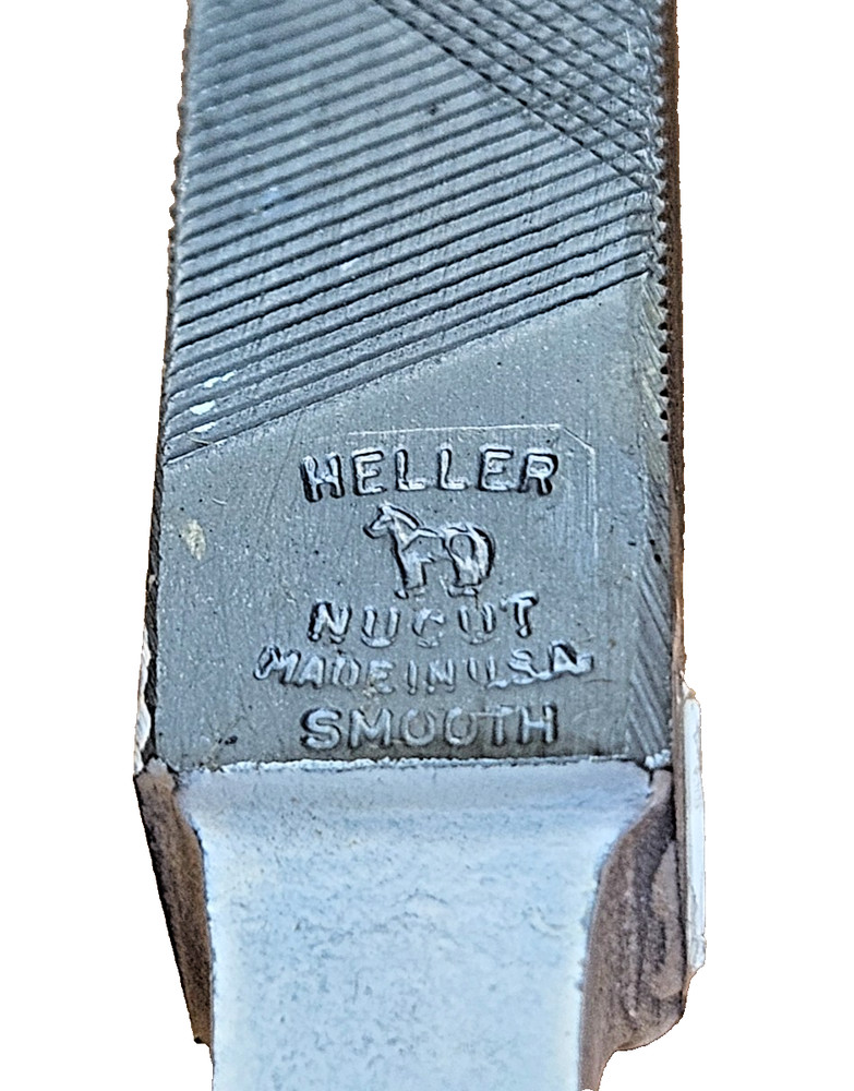 12" Square Smooth Cut File Double Cut Heller or Hayes