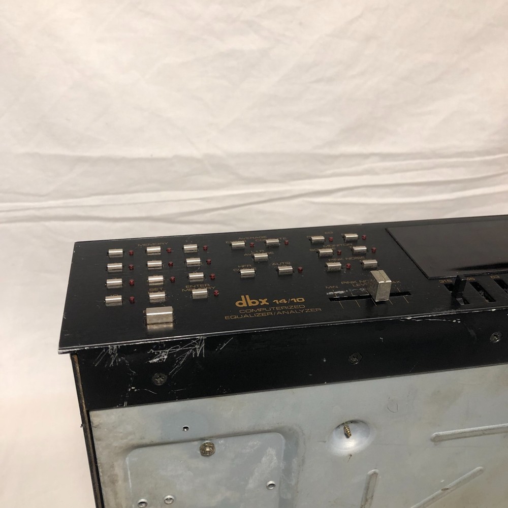 DBX 14/10 Computerized Equalizer / Analyzer Turns On (Untested)