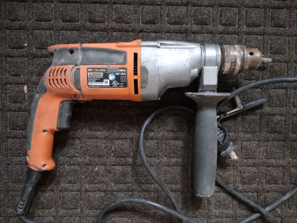 Rigid 5011 Corded Drill With Handle 1/2 Inch