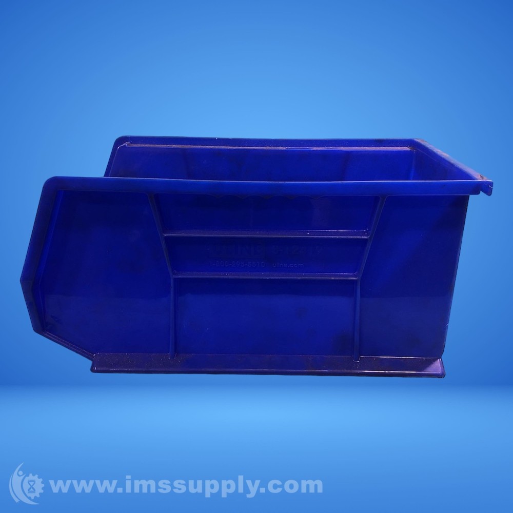 Uline S-12419 Blue Stackable Bin USIP