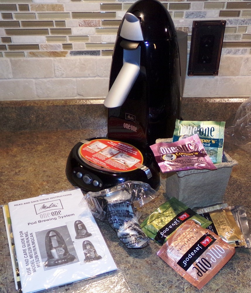 Melitta One:One Pod Brewing System Coffee/tea w/ Java pods New/Open Box TESTED!